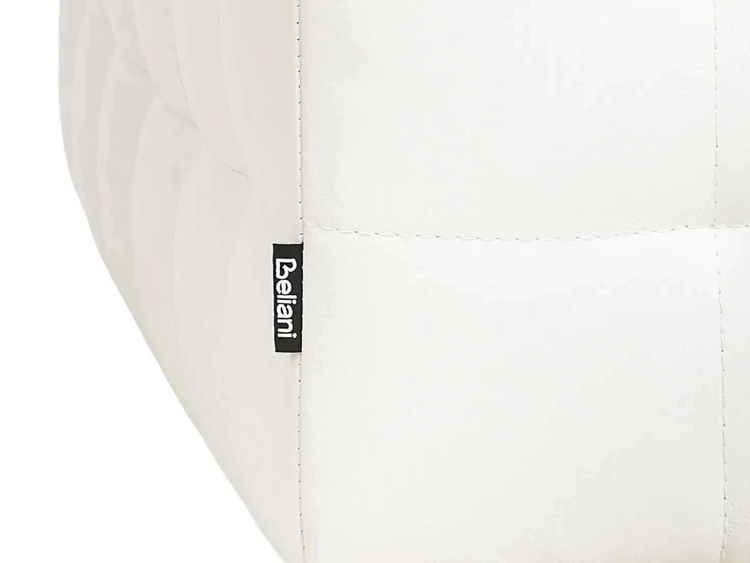 Ottomano contenitore MICHIGAN Pelle sintetica Bianco
