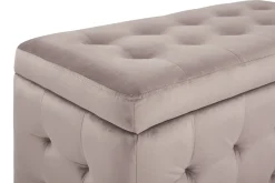 Ottomano contenitore MICHIGAN Velluto Rosa
