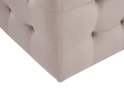 Ottomano contenitore MICHIGAN Velluto Rosa