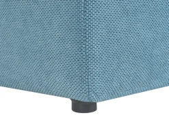 Ottomano contenitore OREM Tessuto 100 cm 40 cm Blu