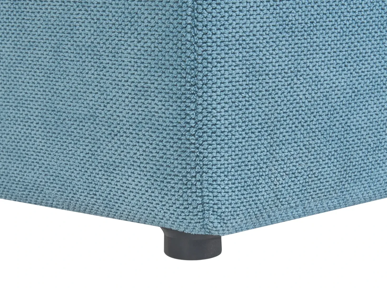 Ottomano contenitore OREM Tessuto 100 cm 40 cm Blu