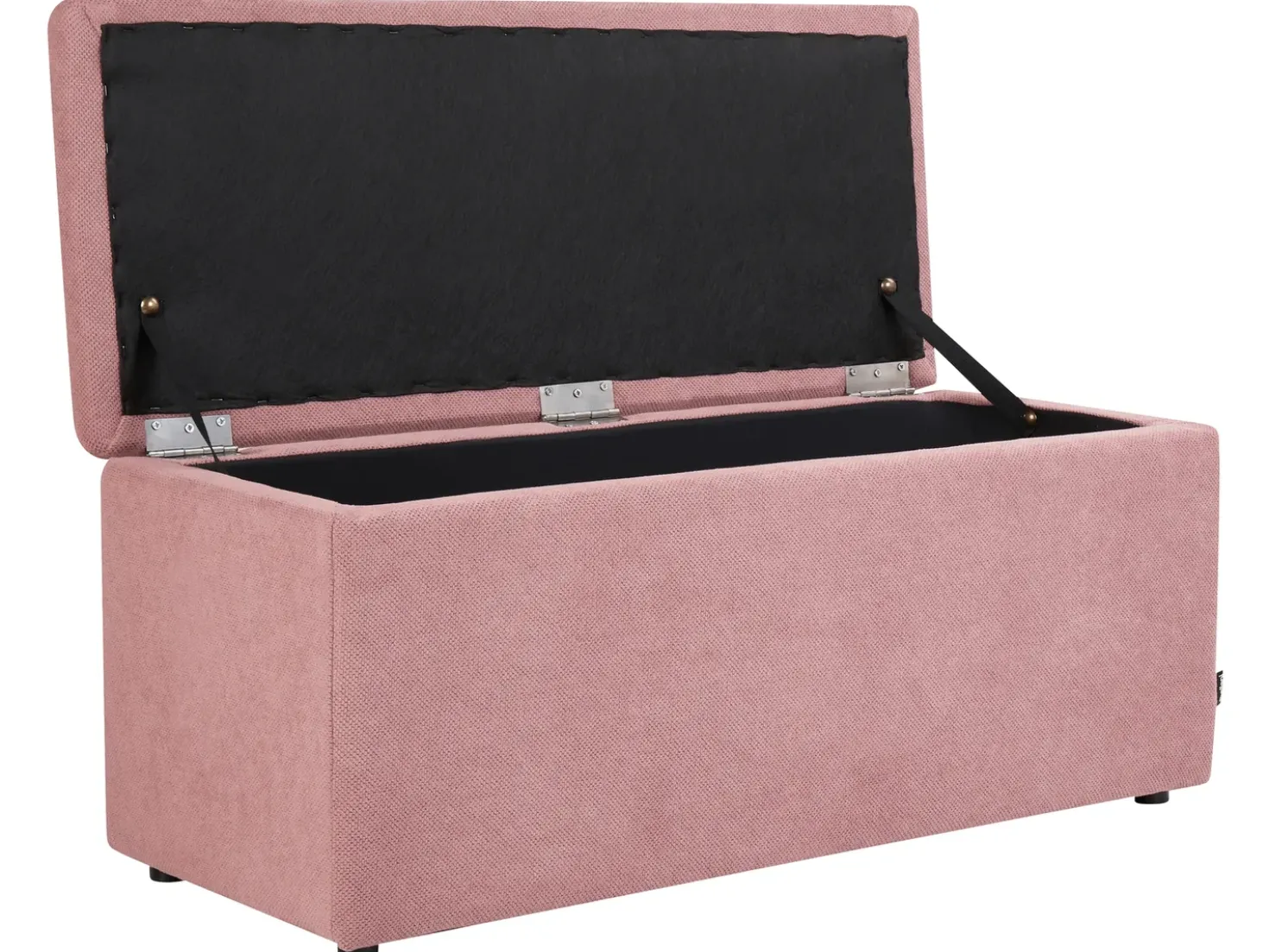 Ottomano contenitore OREM Tessuto Rosa