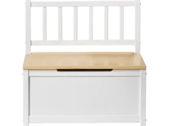 Panca contenitore BERRIMA Legno di pino Marrone chiaro/Bianco