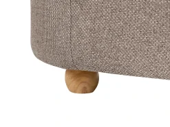 Panca contenitore imbottita HAYWARD Tessuto 98 cm 44 cm Beige