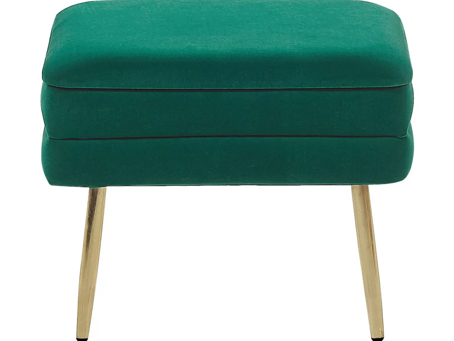 Panca contenitore imbottita ODESSA Velluto Verde scuro