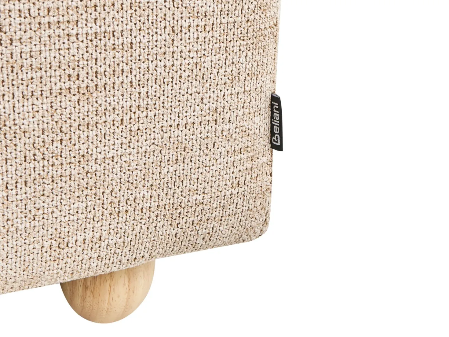 Panca contenitore imbottita SALIDA Tessuto Beige