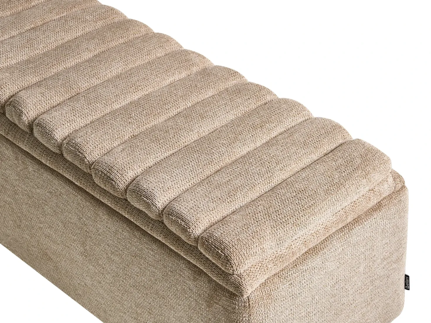 Panca contenitore imbottita SALIDA Tessuto Beige