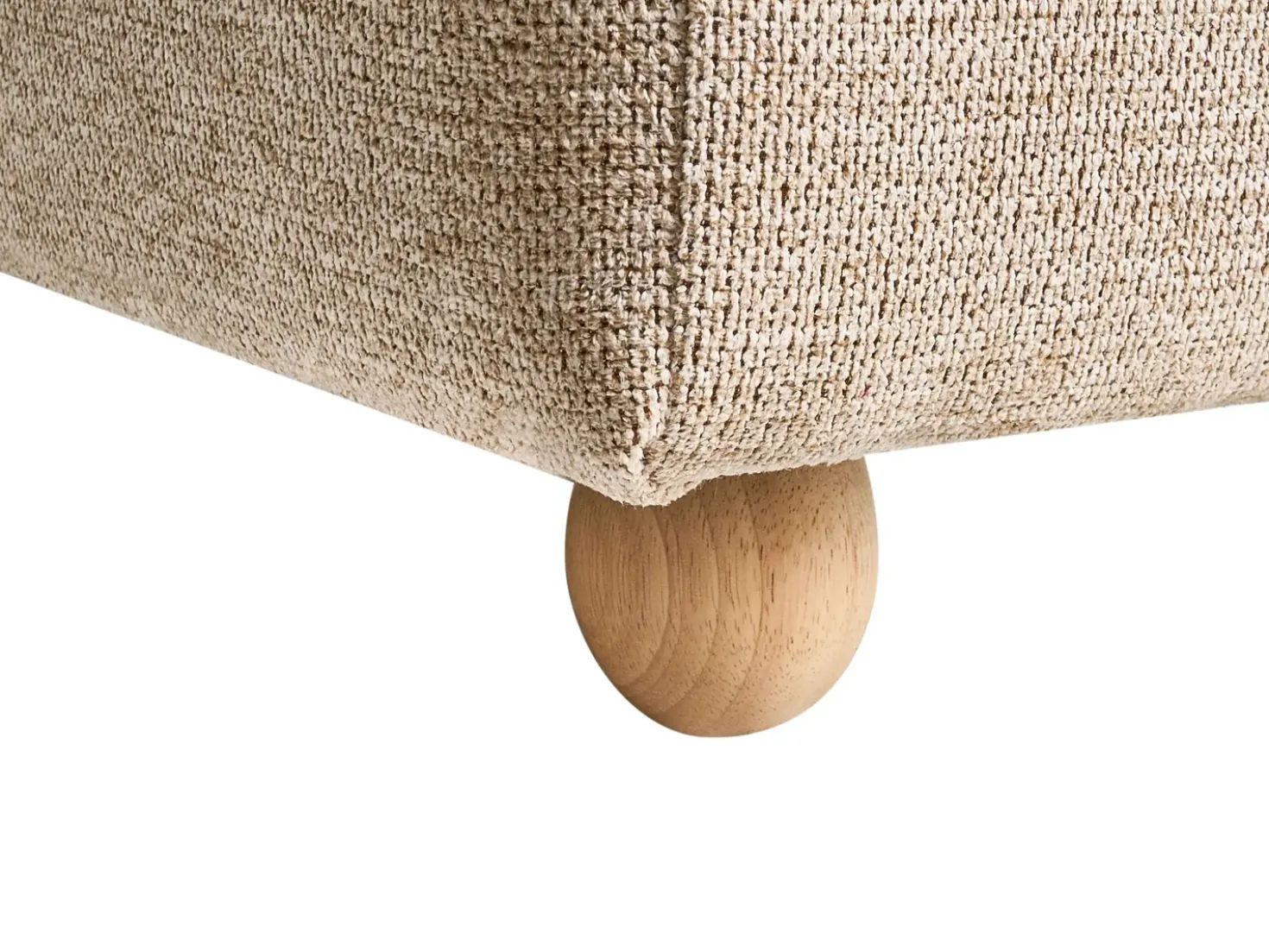 Panca contenitore imbottita SALIDA Tessuto Beige