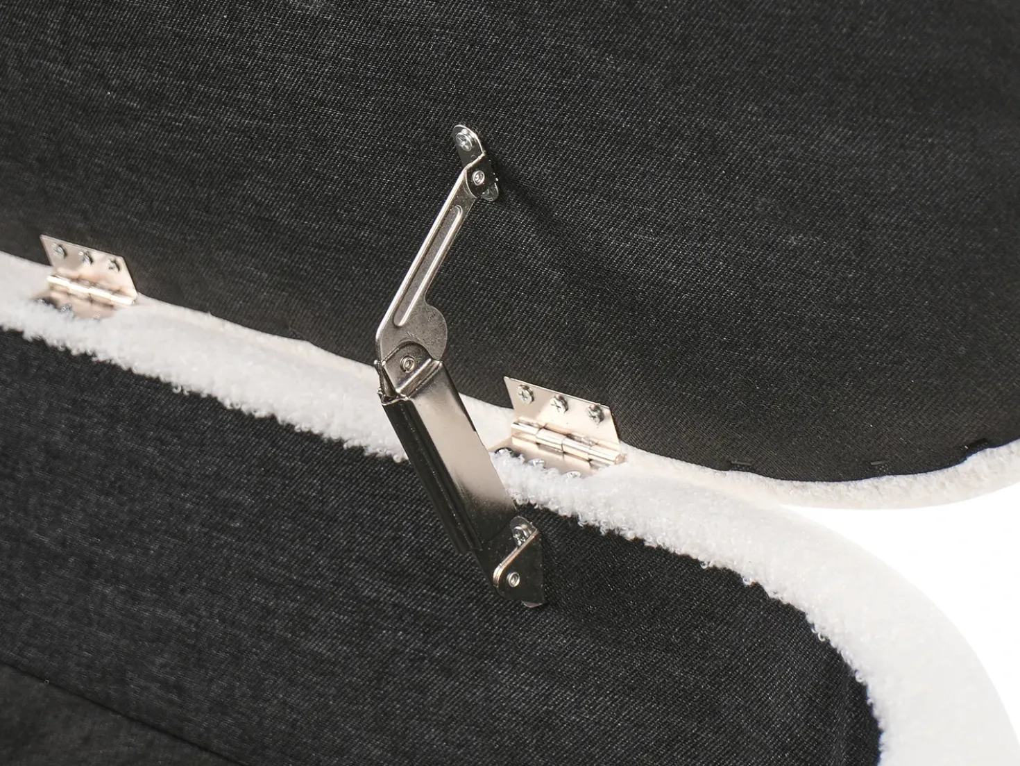 Panca contenitore imbottita OAKLEY Bouclé Bianco sporco