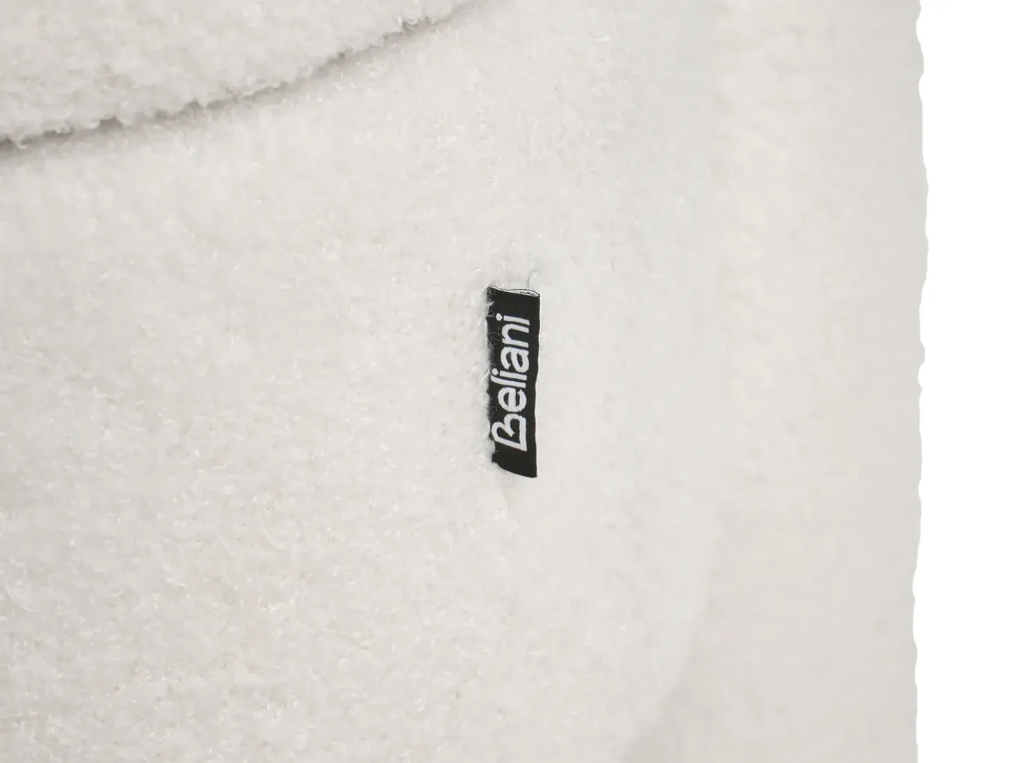 Panca contenitore imbottita OAKLEY Bouclé Bianco sporco