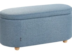 Panca contenitore imbottita HAYWARD Tessuto 98 cm 44 cm Blu