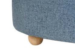 Panca contenitore imbottita HAYWARD Tessuto 98 cm 44 cm Blu