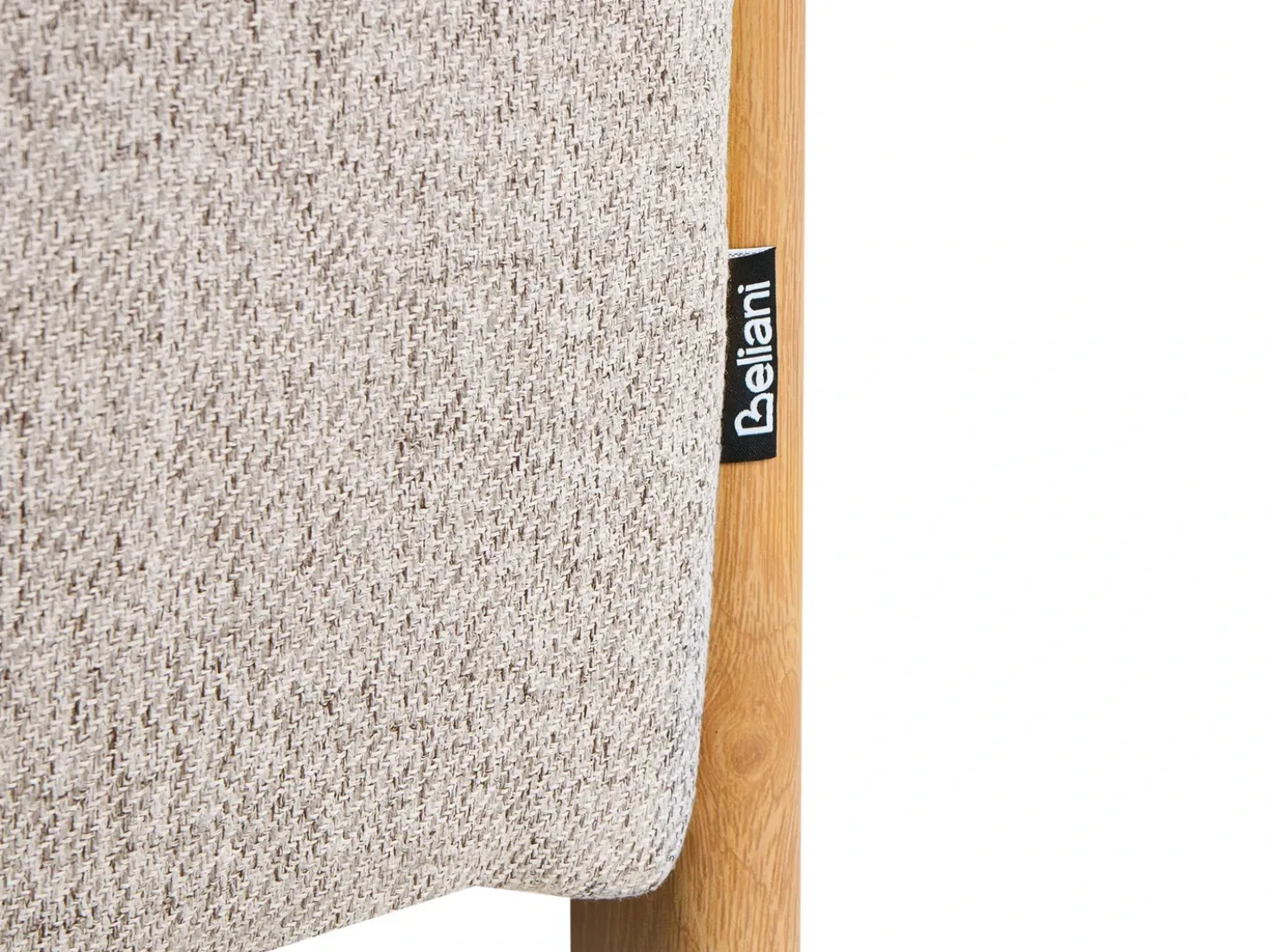 Panca contenitore imbottita EDLAND Tessuto Beige