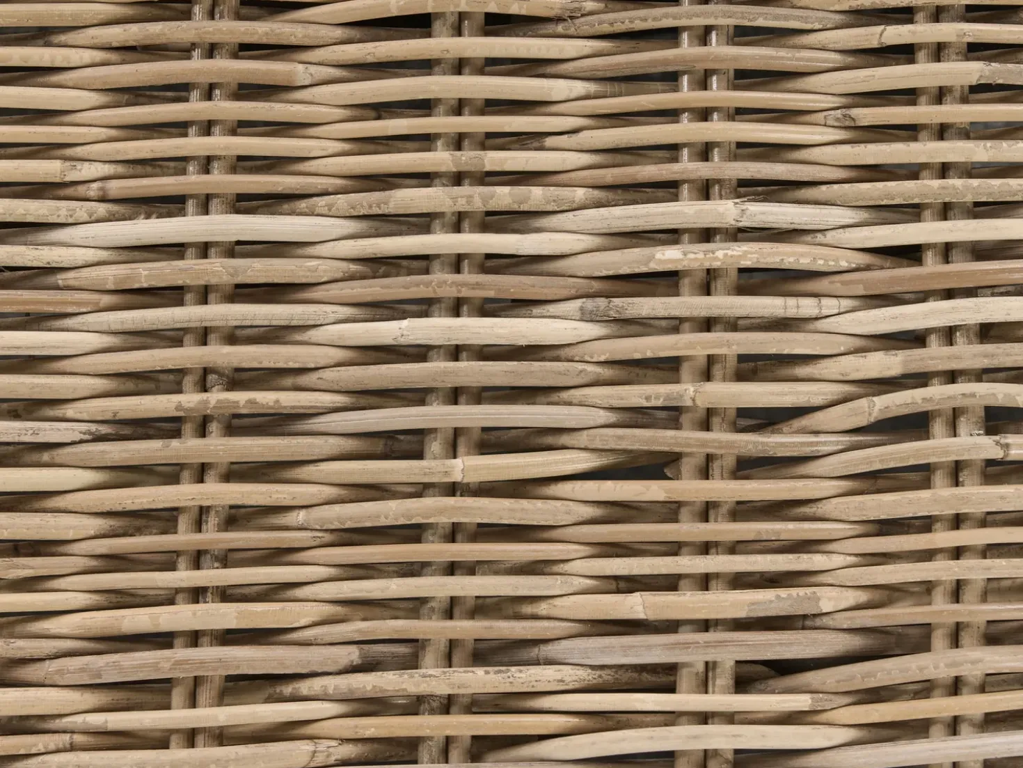 Panca da giardino con cuscino SUSUA 141 cm con ottomana Rattan Naturale