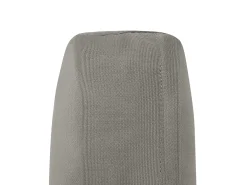 Panca da giardino con cuscino SALERNO 142 cm Metallo Grigio scuro