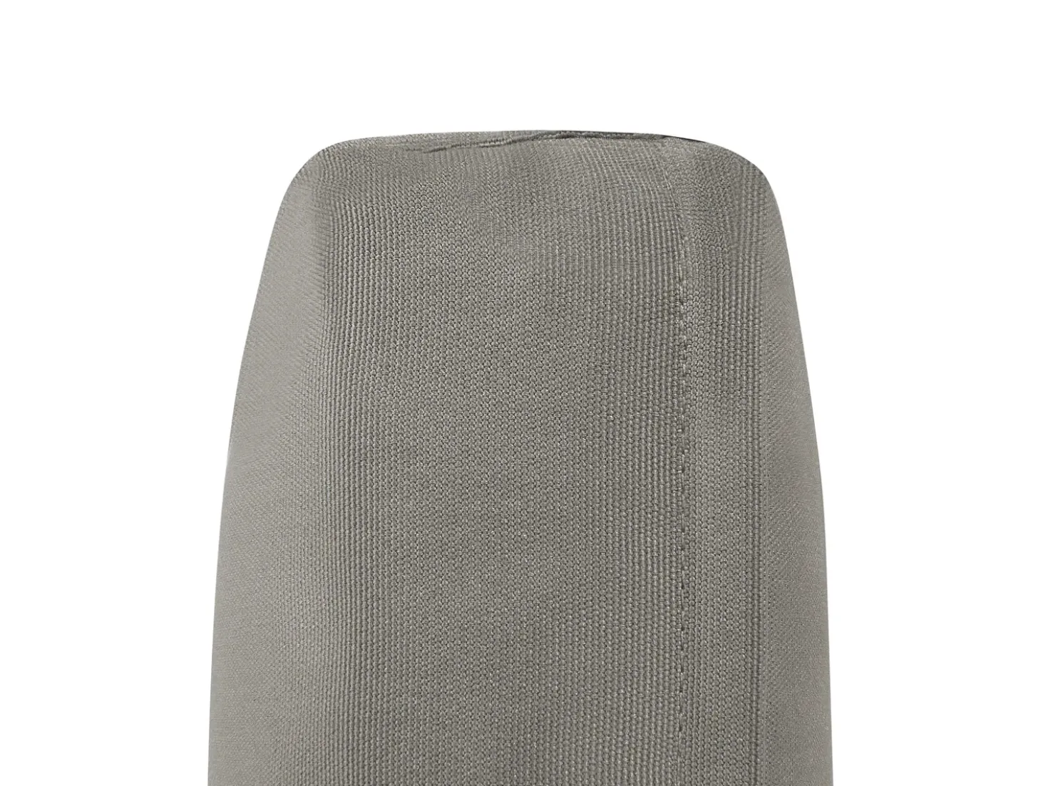 Panca da giardino con cuscino SALERNO 142 cm Metallo Grigio scuro
