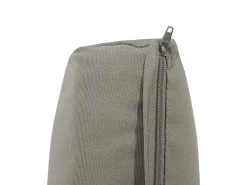 Panca da giardino con cuscino SALERNO 142 cm Metallo Grigio scuro