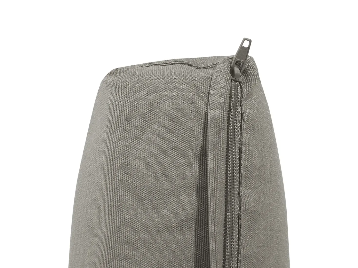 Panca da giardino con cuscino SALERNO 142 cm Metallo Grigio scuro