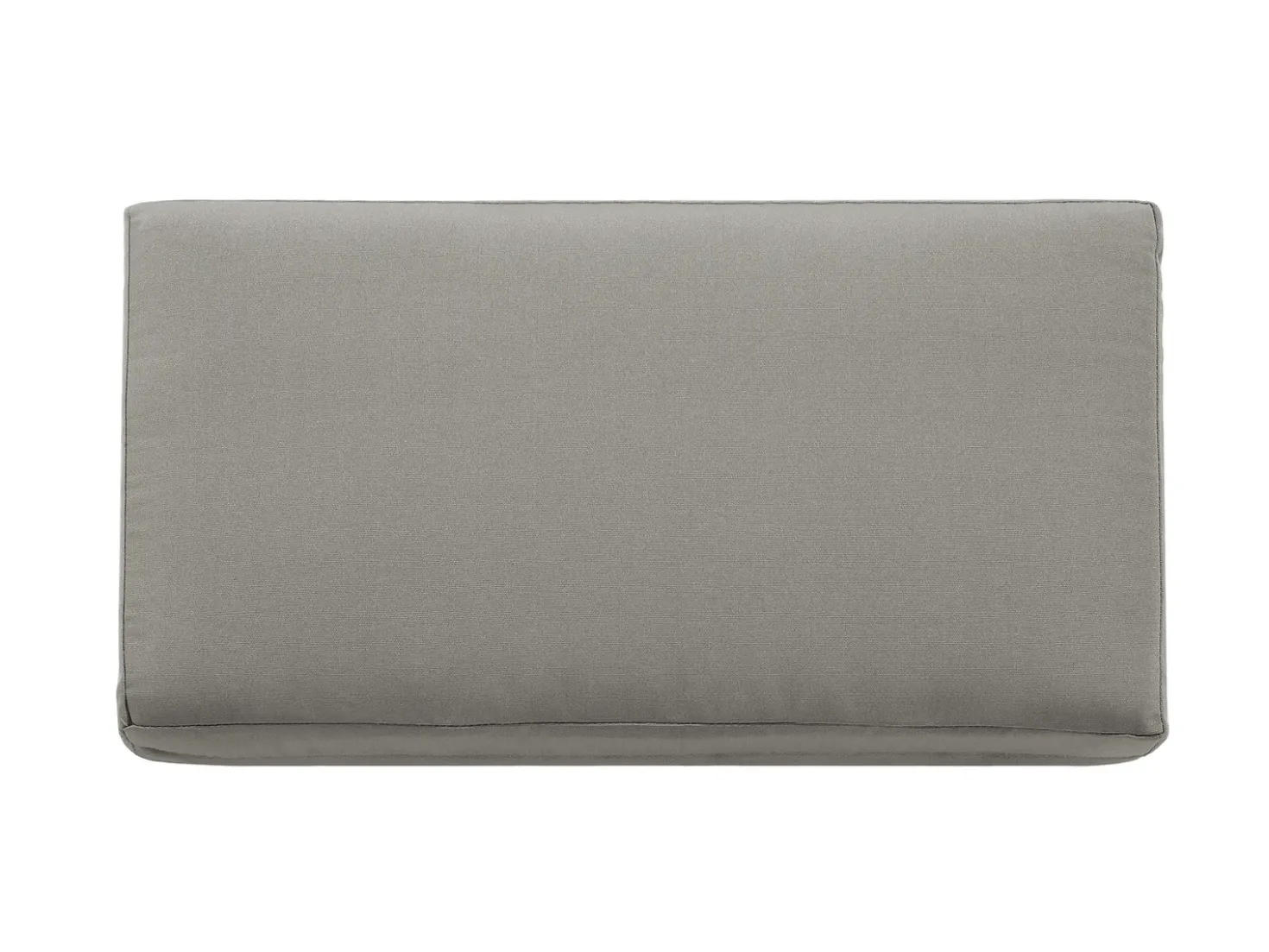 Panca da giardino con cuscino SALERNO 142 cm Metallo Grigio scuro