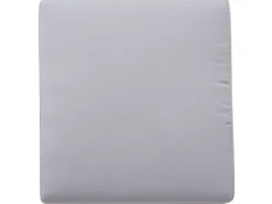 Panca da giardino con cuscino SALERNO 142 cm Metallo Grigio chiaro