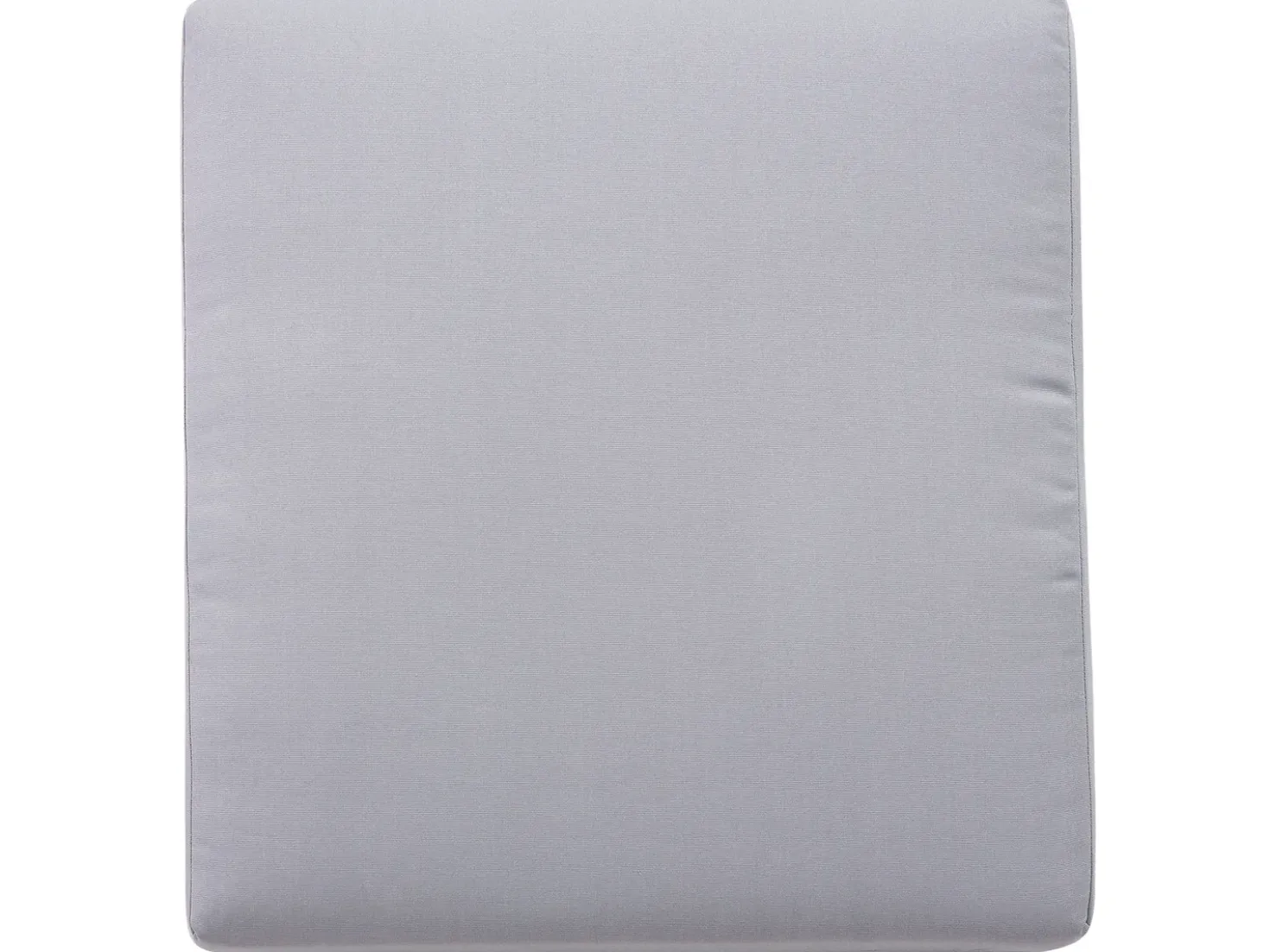 Panca da giardino con cuscino SALERNO 142 cm Metallo Grigio chiaro