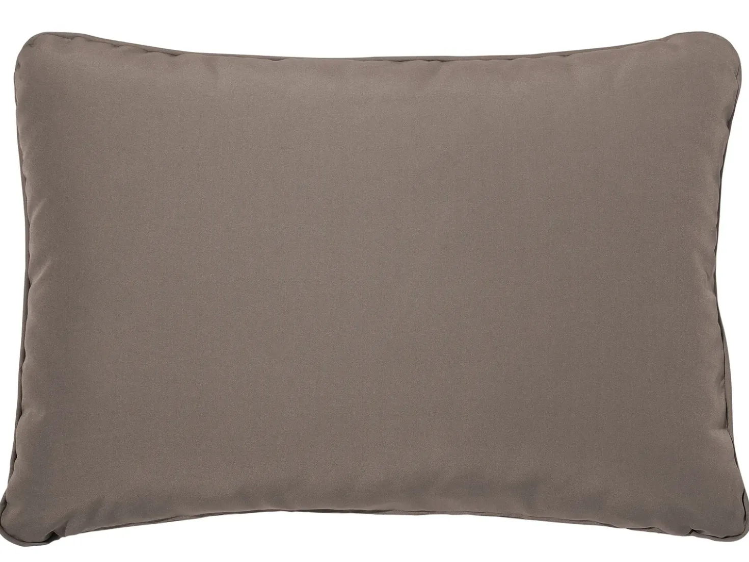 Panca da giardino con cuscino PORTICI 210 cm Legno d'eucalipto Marrone scuro/Tortora