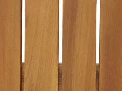 Panca da giardino con cuscino SOVANA 120 cm con contenitore Legno d'acacia Rosso