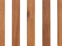 Panca da giardino con cuscino VIVARA 180 cm Legno di acacia certificato Rosso scuro