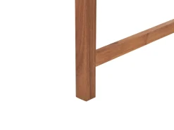 Panca da giardino con cuscino VIVARA 180 cm Legno di acacia certificato Rosso scuro