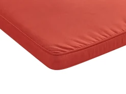 Panca da giardino con cuscino VIVARA 180 cm Legno di acacia certificato Rosso scuro