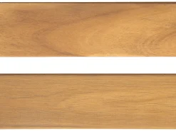 Panca da giardino con cuscino VIVARA 120 cm Legno di acacia certificato Blu marino