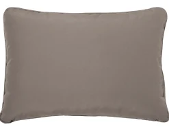 Panca da giardino con cuscino PORTICI 210 cm Legno d'eucalipto Marrone chiaro/Tortora