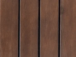 Panca da giardino con cuscino SOVANA 120 cm con contenitore Legno d'acacia Bianco