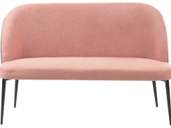 Panca da pranzo 2 posti OSBY Tessuto Rosa