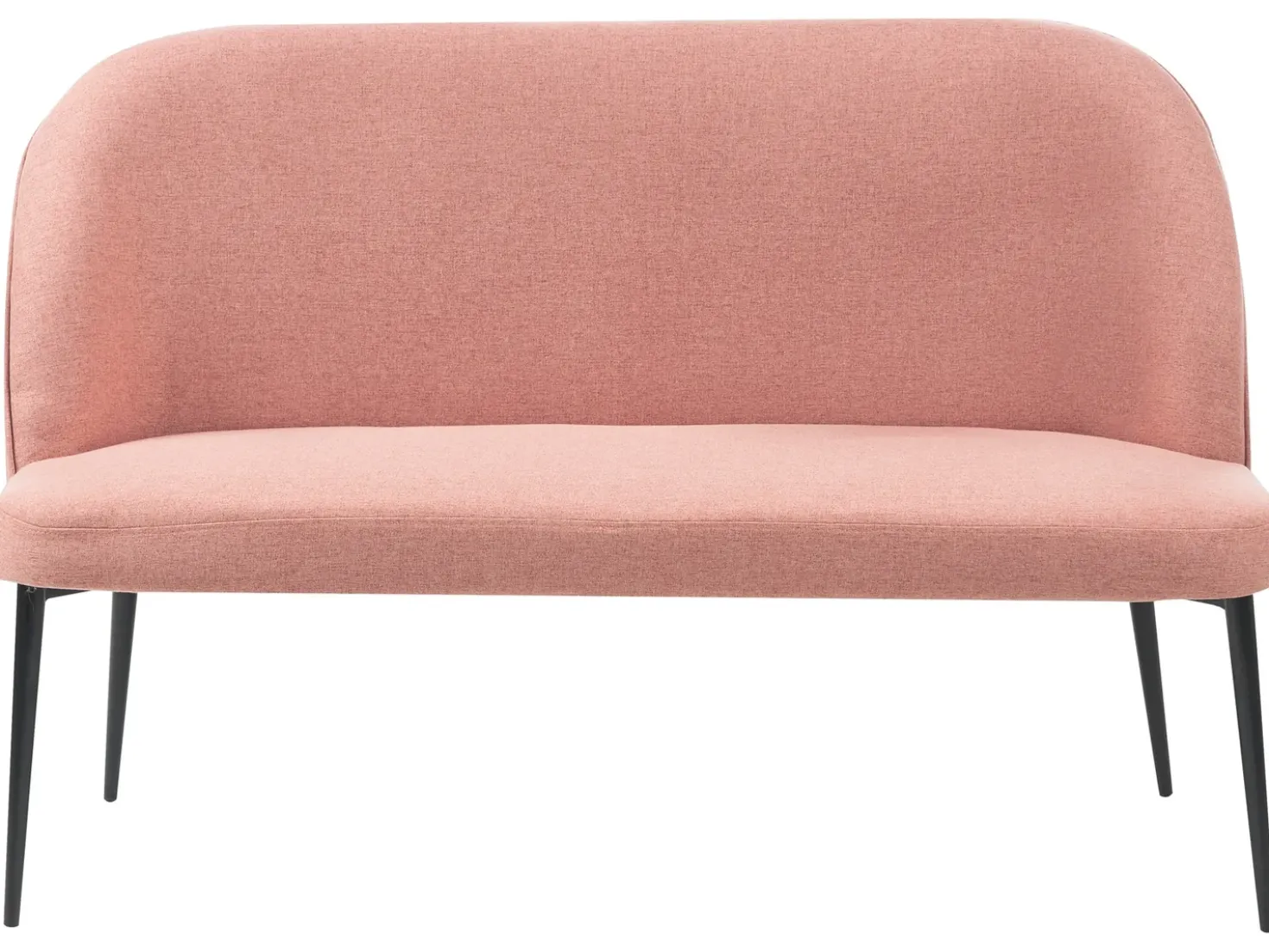 Panca da pranzo 2 posti OSBY Tessuto Rosa