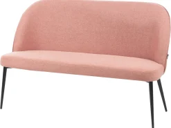 Panca da pranzo 2 posti OSBY Tessuto Rosa
