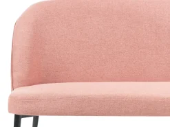 Panca da pranzo 2 posti OSBY Tessuto Rosa