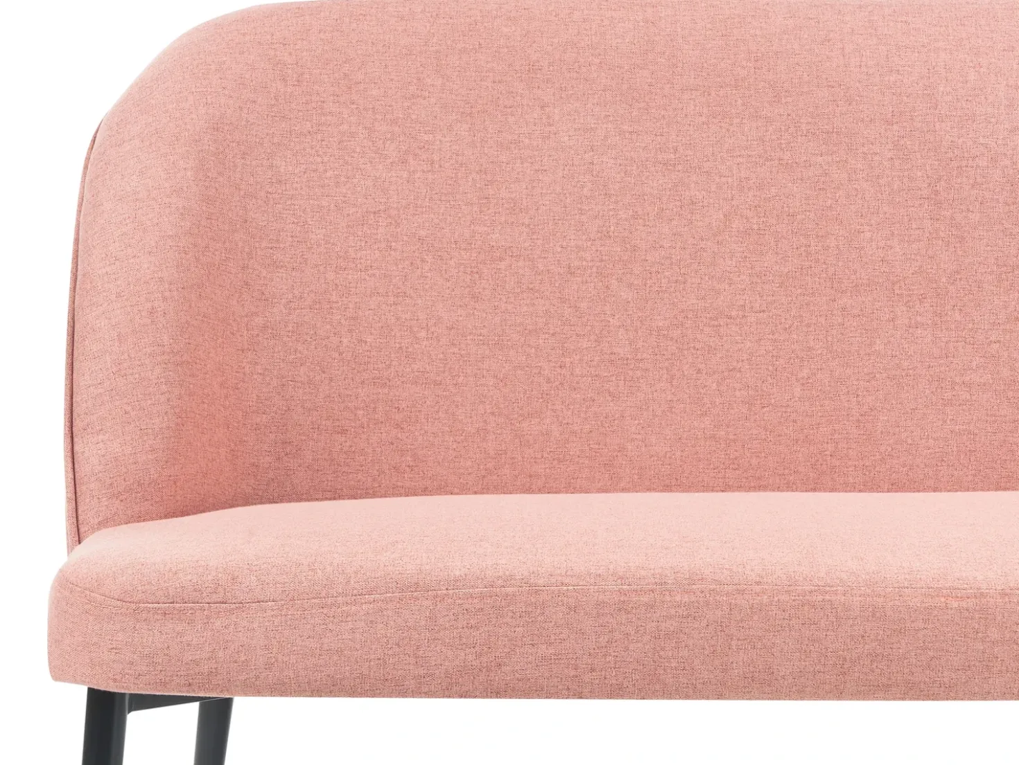 Panca da pranzo 2 posti OSBY Tessuto Rosa