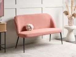 Panca da pranzo 2 posti OSBY Tessuto Rosa