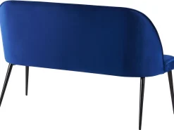 Panca da pranzo 2 posti OSBY Velluto Blu marino