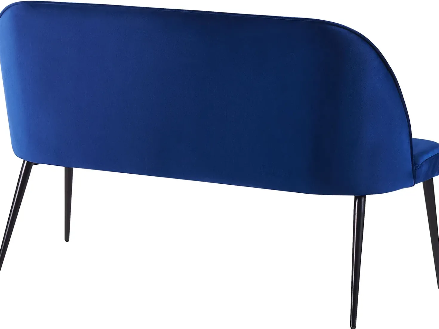 Panca da pranzo 2 posti OSBY Velluto Blu marino