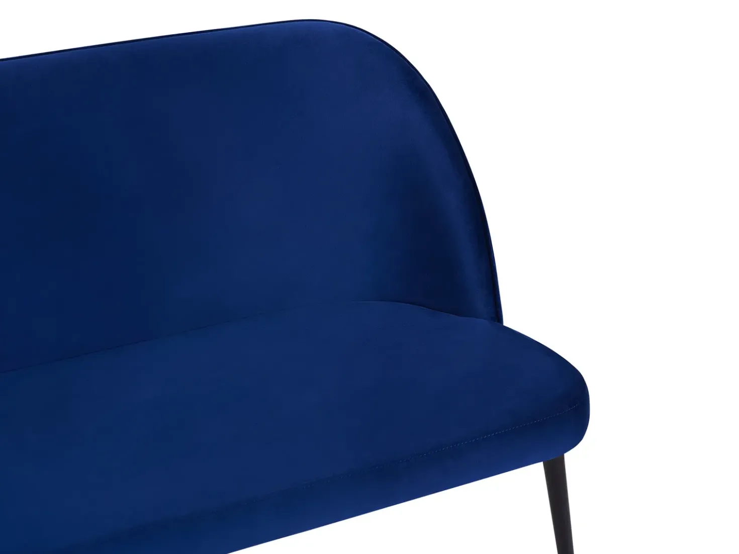 Panca da pranzo 2 posti OSBY Velluto Blu marino