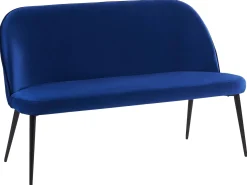 Panca da pranzo 2 posti OSBY Velluto Blu marino