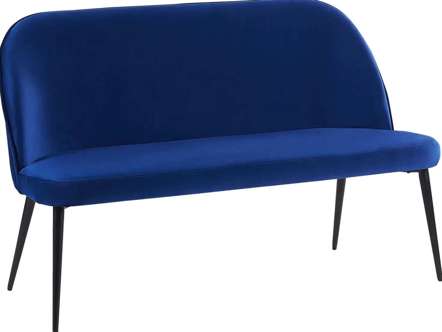 Panca da pranzo 2 posti OSBY Velluto Blu marino