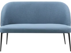 Panca da pranzo 2 posti OSBY Tessuto Blu