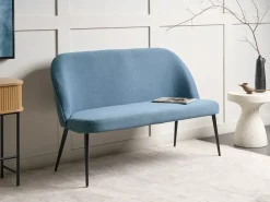 Panca da pranzo 2 posti OSBY Tessuto Blu