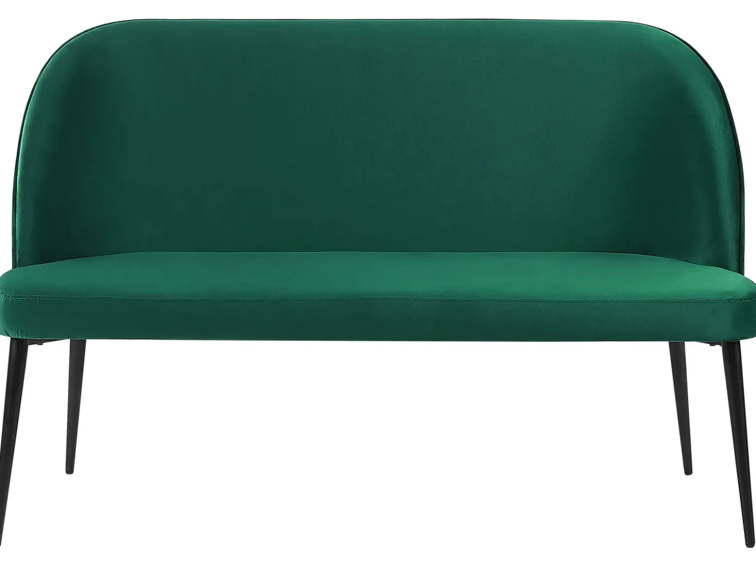 Panca da pranzo 2 posti OSBY Velluto Verde scuro