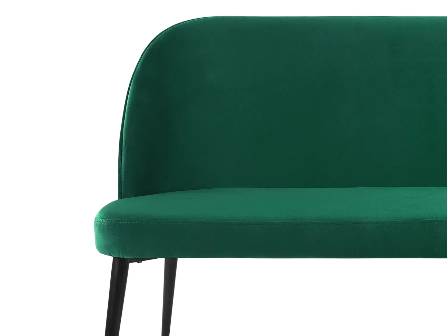 Panca da pranzo 2 posti OSBY Velluto Verde scuro