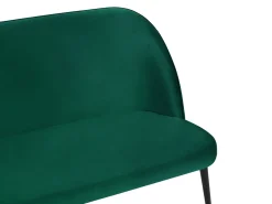 Panca da pranzo 2 posti OSBY Velluto Verde scuro