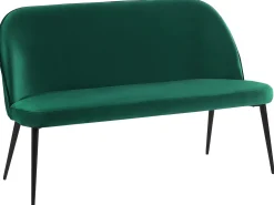 Panca da pranzo 2 posti OSBY Velluto Verde scuro